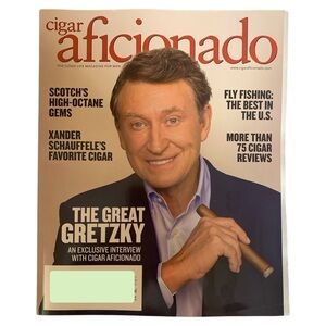 Cigar Aficionado Magazine March April 2025 The Great Wayne Gretzky Fly Fishing